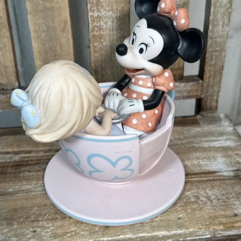 Disney Parks Precious Moments “You Are My Cup Of Tea” Figurine Mad Tea Cups Ride